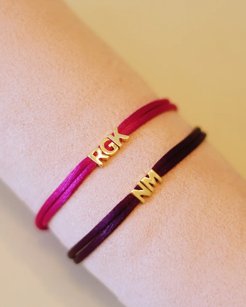 14k Losse Initial Bedel - Initial Bedel