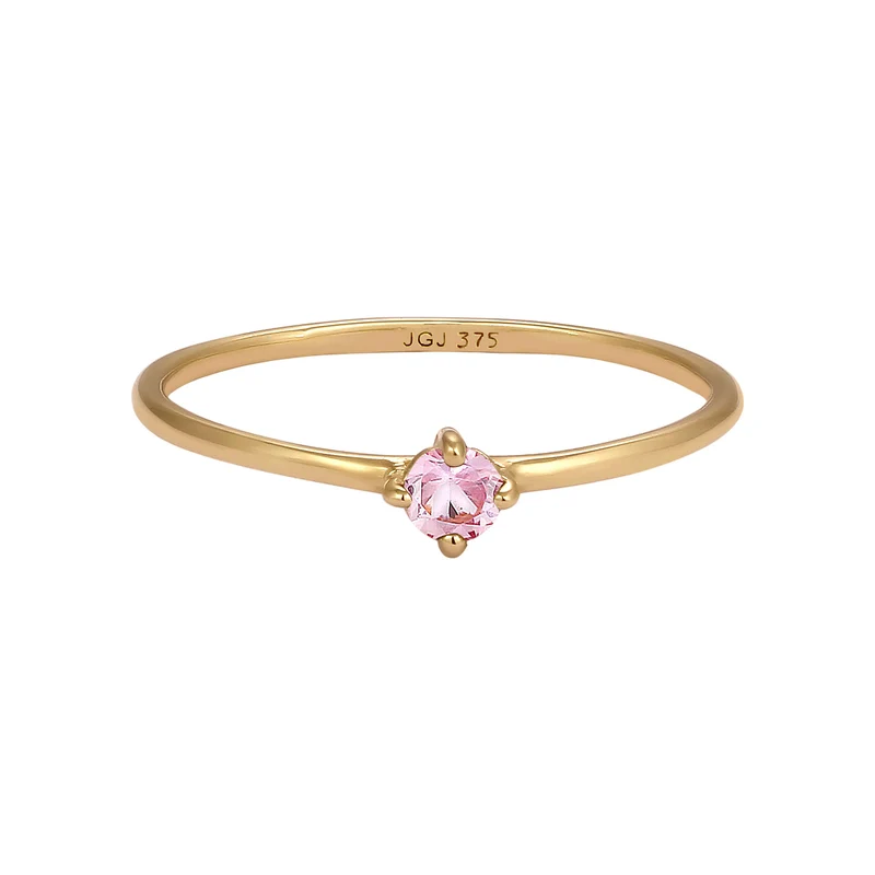Solitär-Ring | Saphir Rosa