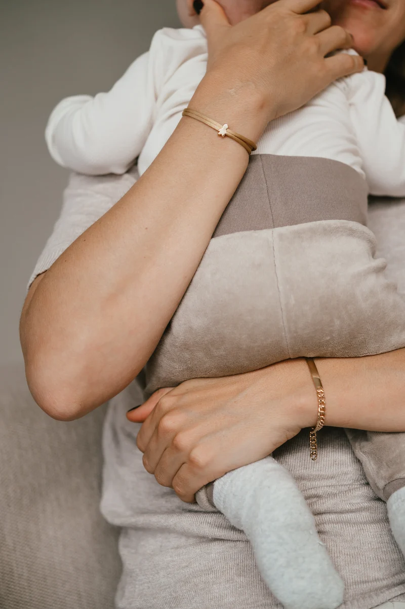 Cadeauset PROUD MOM Armband — MAMALOVES X VDK - Verguld
