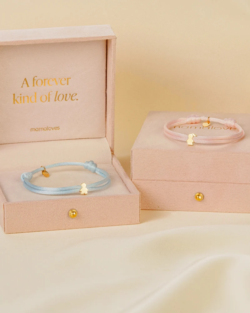 Cadeauset PROUD MOM Armband — MAMALOVES X VDK - Verguld