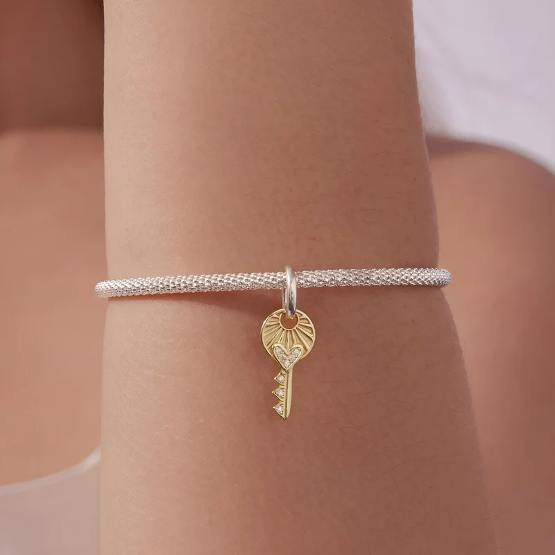Key To My Heart Dangle Charm | GP CZ