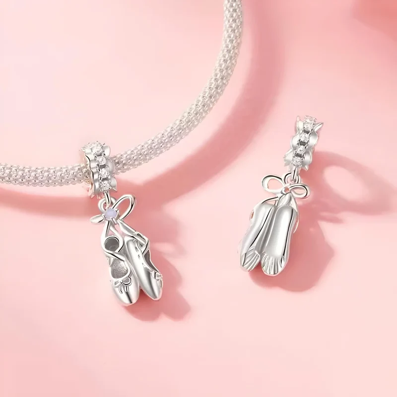 Ballet Shoes Dangle | CZ