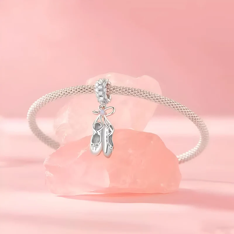 Ballet Shoes Dangle | CZ