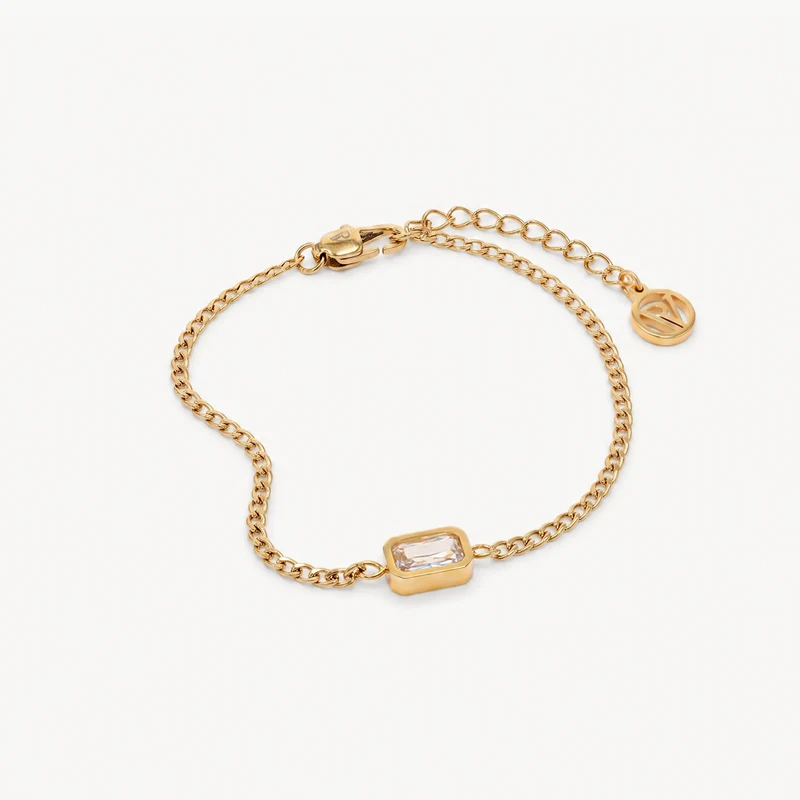 Emerald Pendant Bracelet
