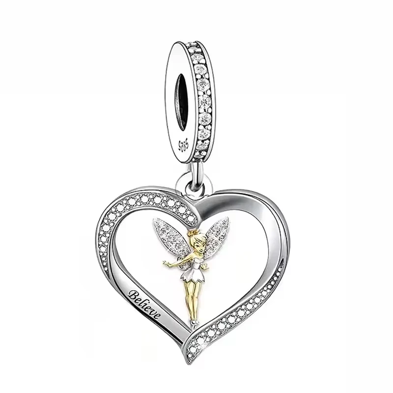 "Believe" Tinkerbell Dangle Charm | GP CZ