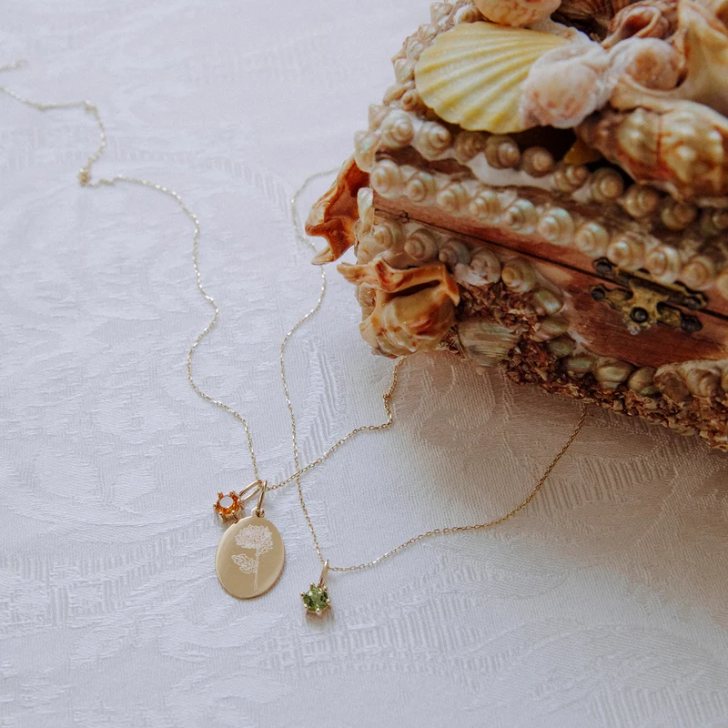 Simple Basic Chain Halskette - 14 K Echtgold