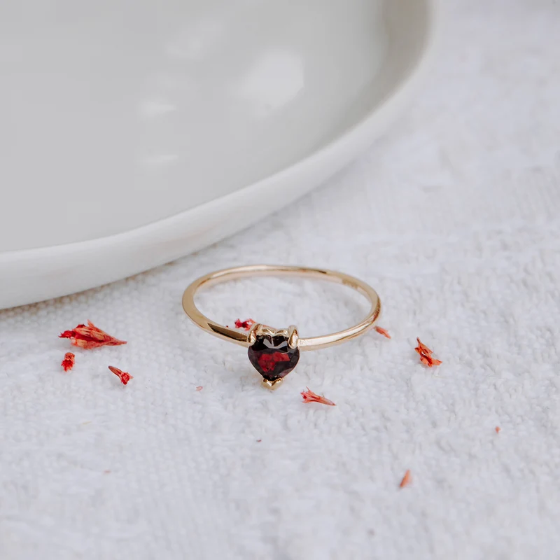 L'Amour Ring - 14 K Massivgold