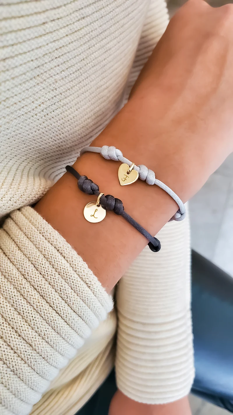 14k Mini Coin Armband - Gepersonaliseerde Armband