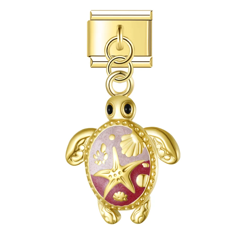 Anhänger Schildkröte rosa