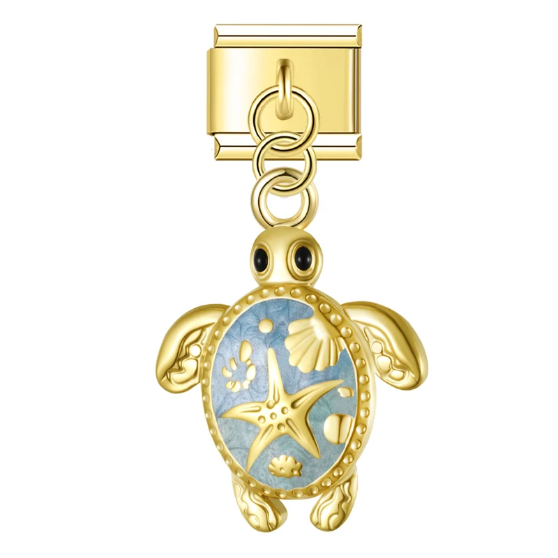 Anhänger Schildkröte blau