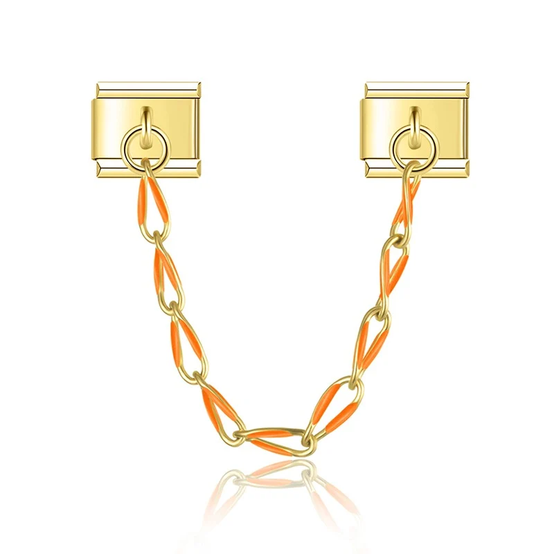 Gliederkette orange