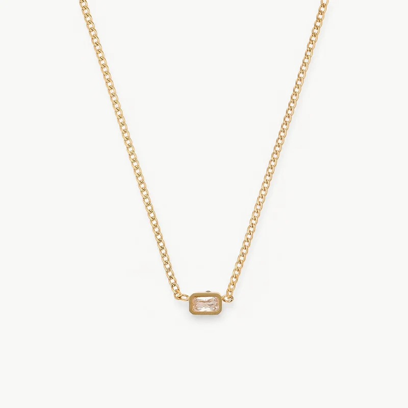 Emerald Pendant Necklace