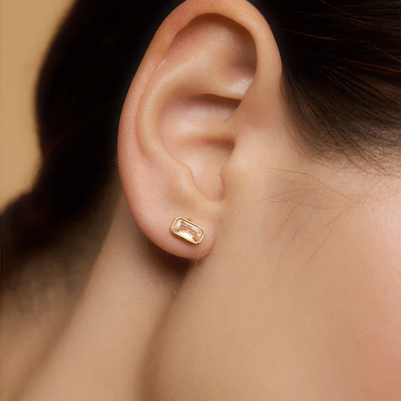 Emerald Mini Studs