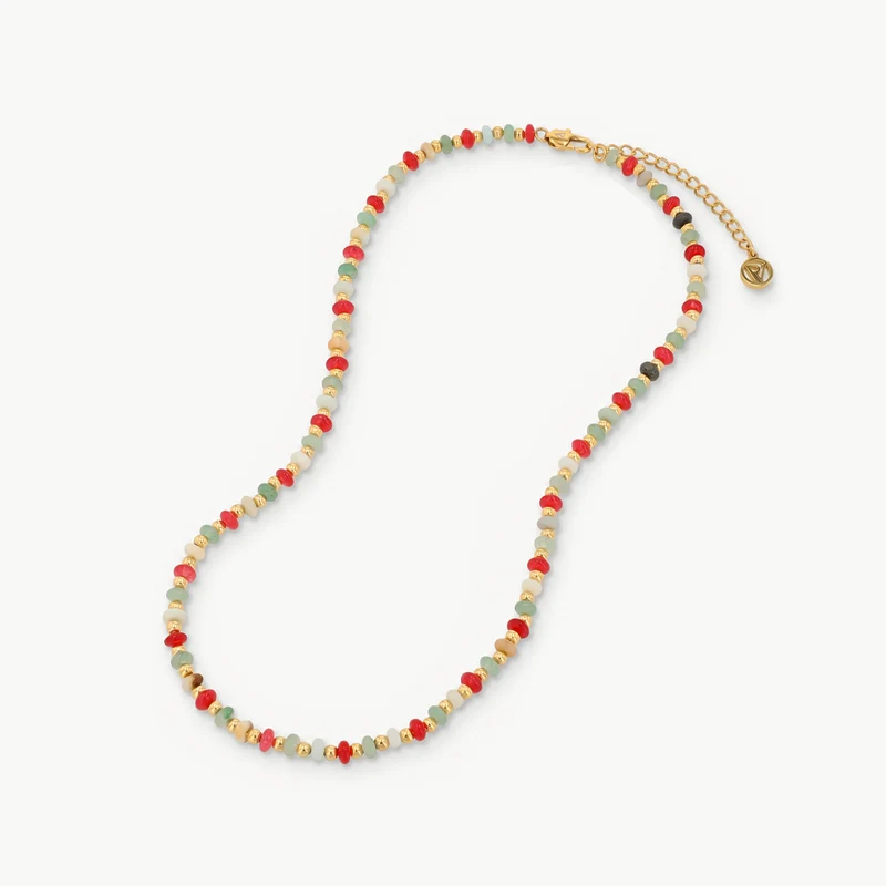 Golden Hour Natural Stone Necklace