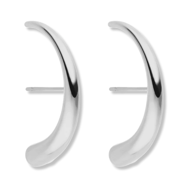 Simple Sling Ohrstecker 14K Vergoldet