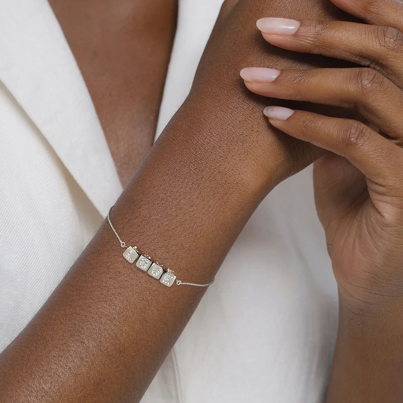 Armband Würfel LOVE | Kristalle von Swarovski®