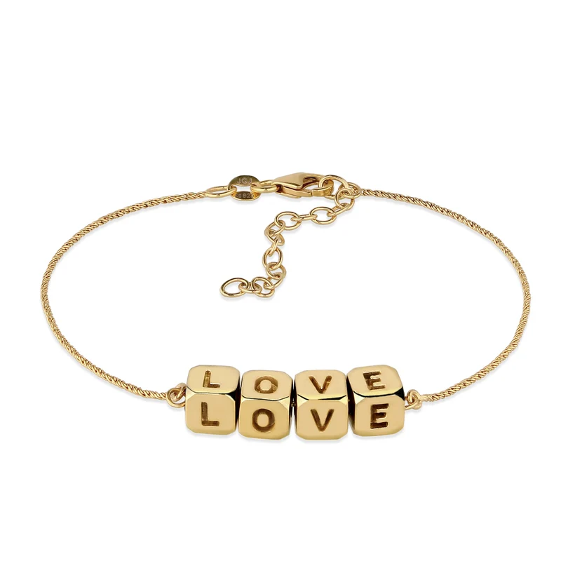Armband Würfel LOVE