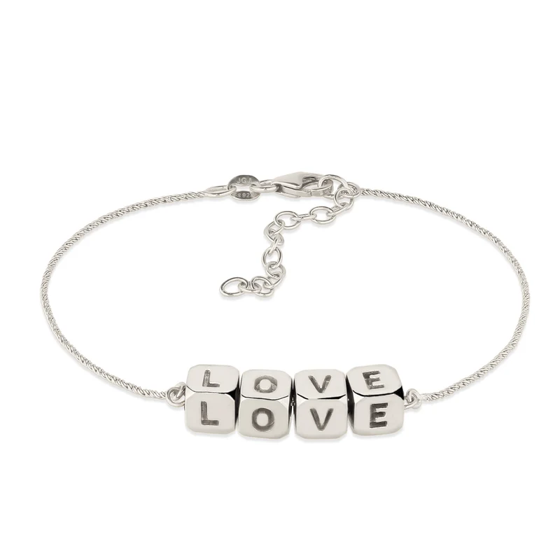 Armband Würfel LOVE