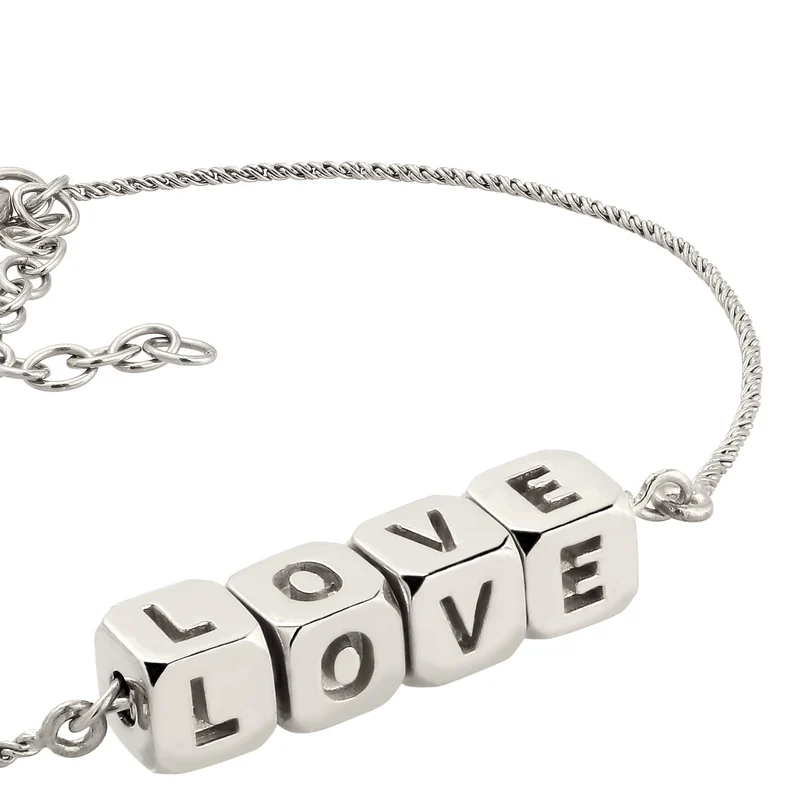 Armband Würfel LOVE
