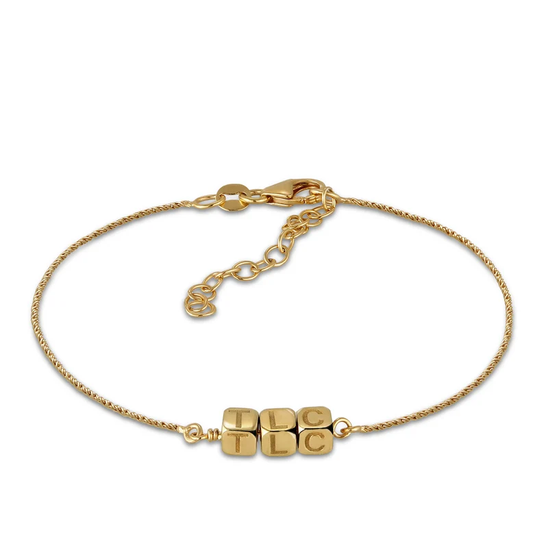 Armband 3x Würfel Gravur