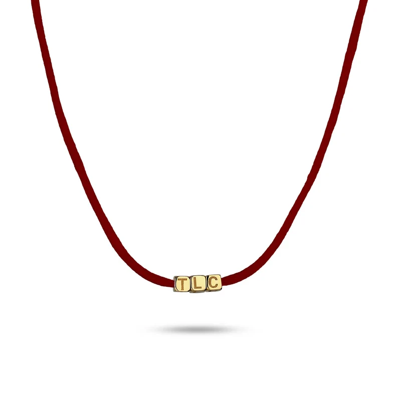 Choker 3x Würfel Gravur | Satin (Lila)