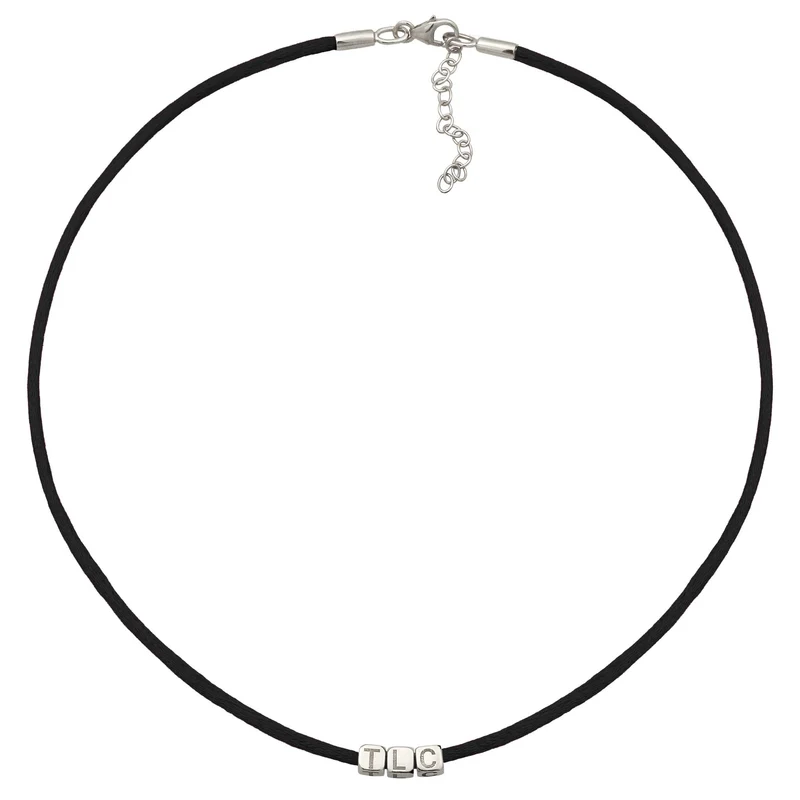 Choker 3x Würfel Gravur | Satin (Lila)