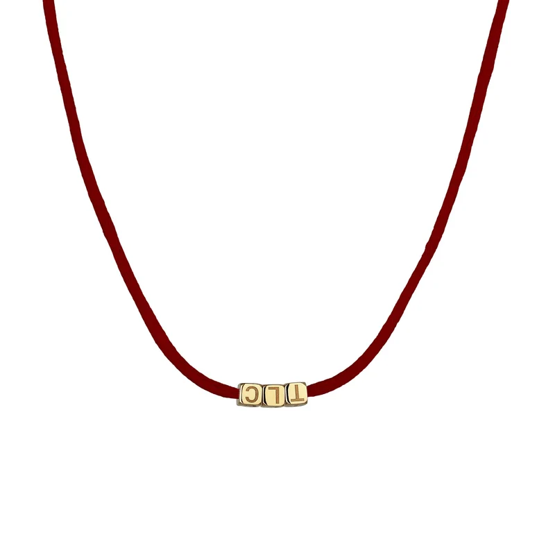 Choker 3x Würfel Gravur | Satin (Lila)