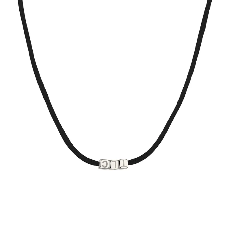 Choker 3x Würfel Gravur | Satin (Lila)