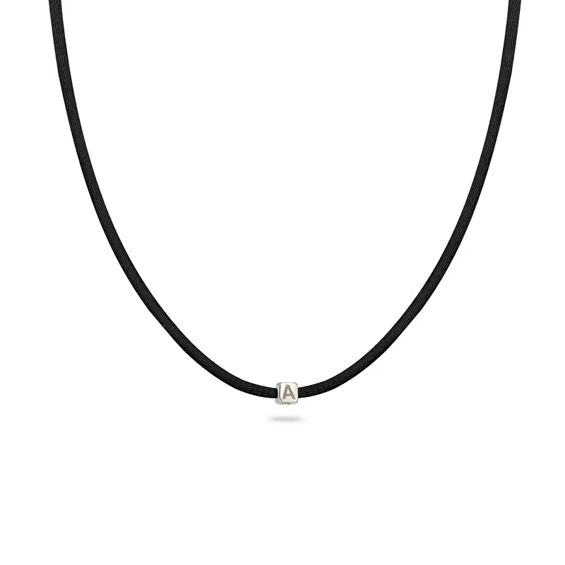 Choker Würfel Gravur | Satin (Lila)