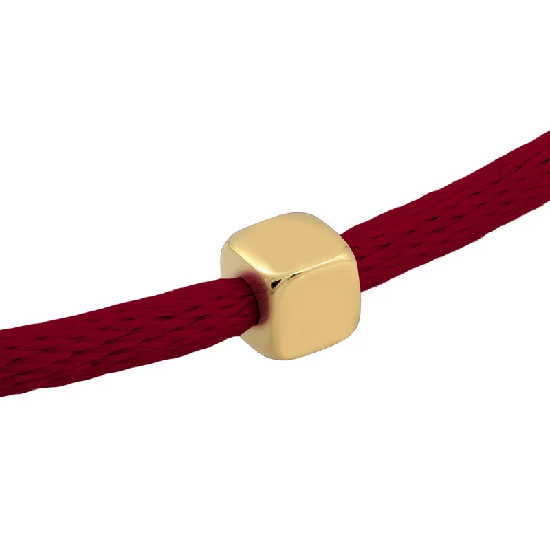 Choker Würfel Gravur | Satin (Lila)