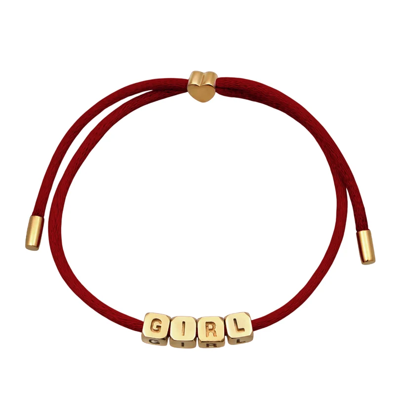 Armband Würfel GIRL | Satin (Lila)