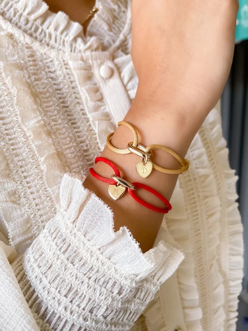 Mon Chéri Charm Armband - Verguld - Gepersonaliseerde Armband