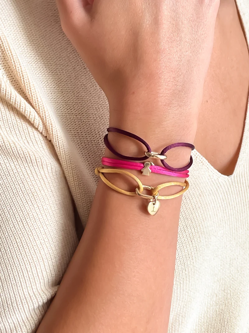 Mon Chéri Charm Armband - Verguld - Gepersonaliseerde Armband