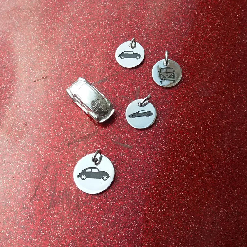 Car silhouette pendant