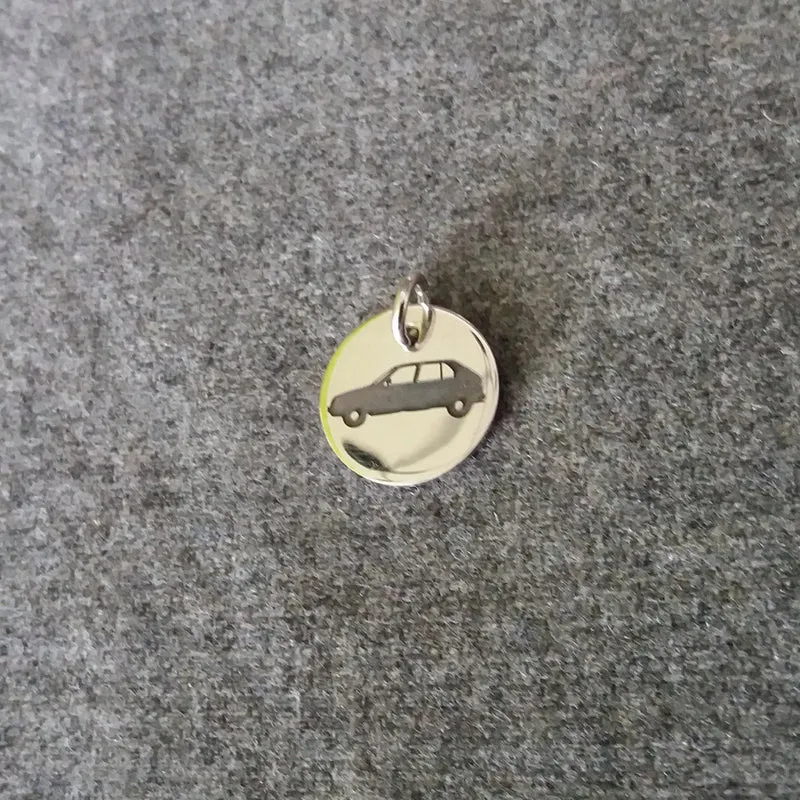 Car silhouette pendant