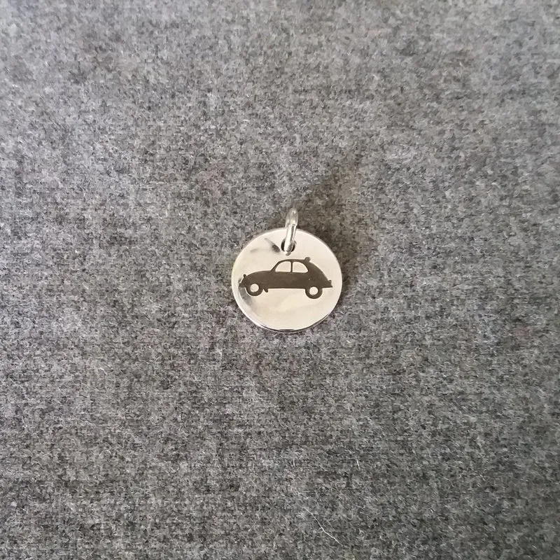 Car silhouette pendant