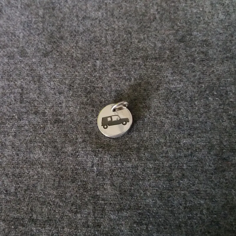 Car silhouette pendant