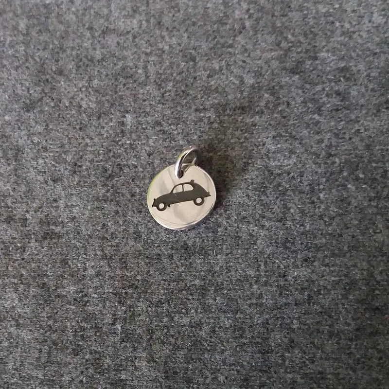 Car silhouette pendant