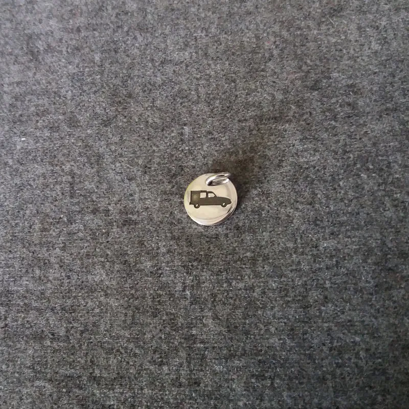 Car silhouette pendant