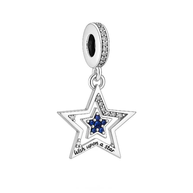 Wish Upon a Star Dangle Charm | CZ