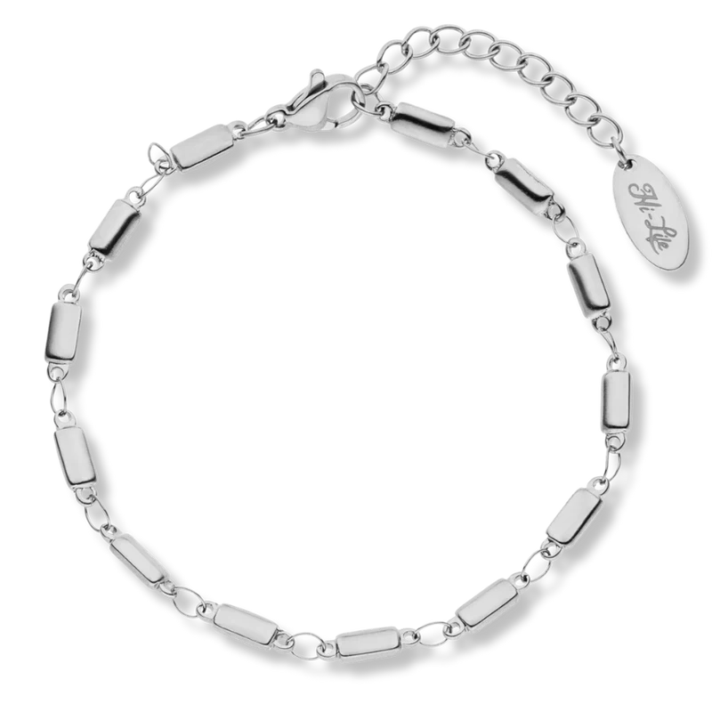 Golden Flatlink Armband 14K Vergoldet