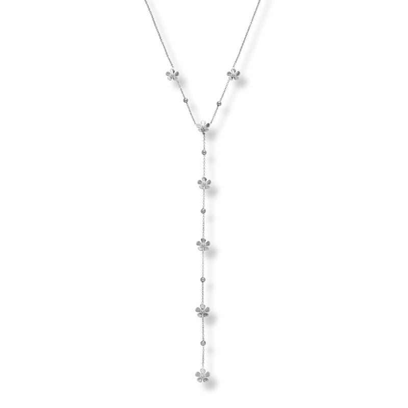 Spring Flower Y Kette 14K vergoldet