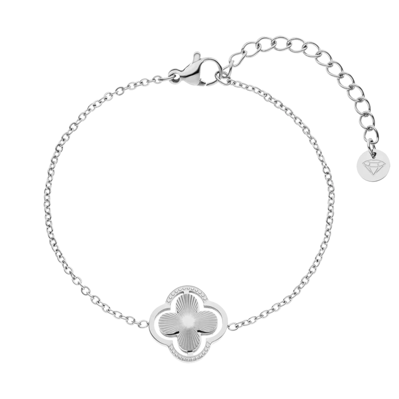 Double Clover Armband | 18K vergoldet