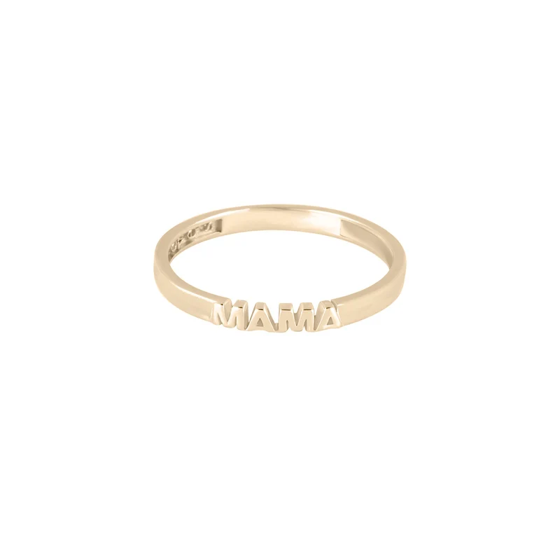 Mama Ring - 14 K Gelbgold