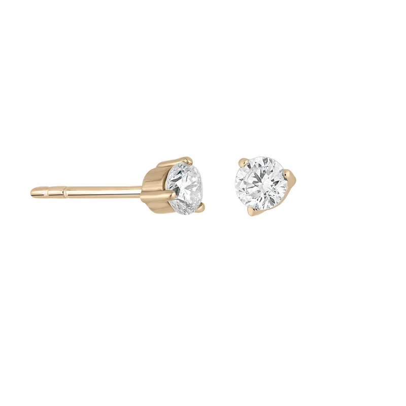 Geburtsedelstein Ohrstecker - 14 K Gelbgold