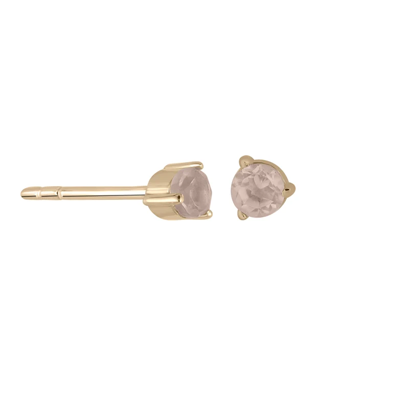 Geburtsedelstein Ohrstecker - 14 K Gelbgold