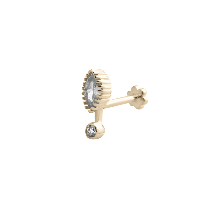 Nova Piercing - 14 K Gelbgold