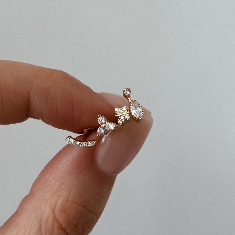 Nova Piercing - 14 K Gelbgold