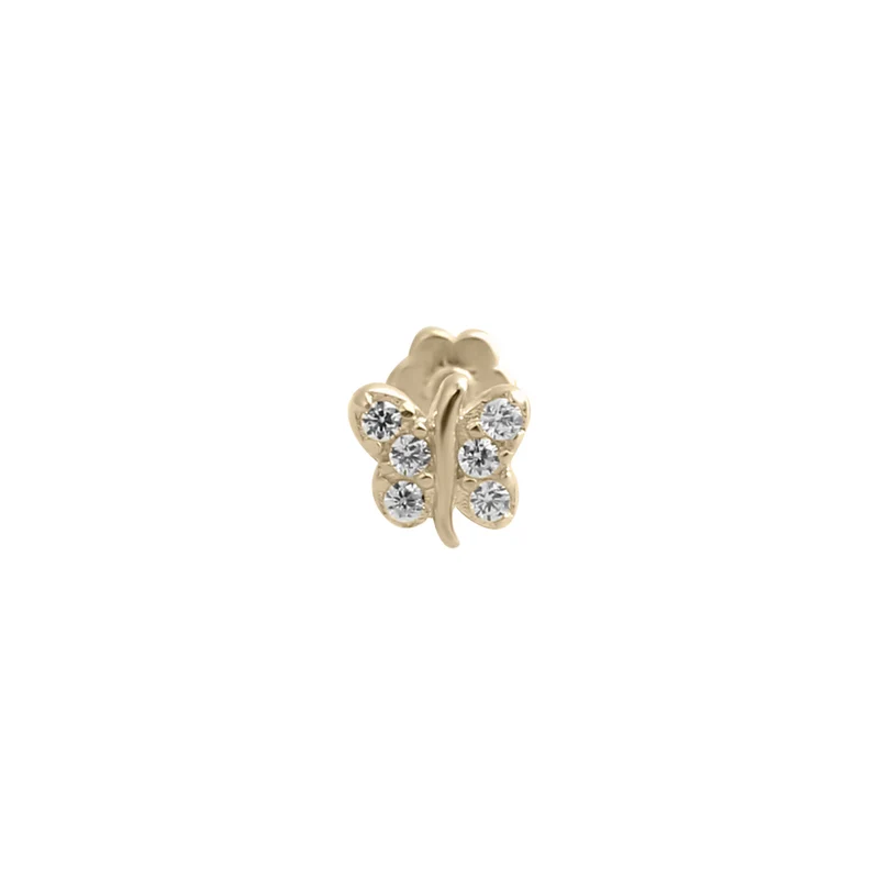 Mariposa Piercing - 14 K Gelbgold