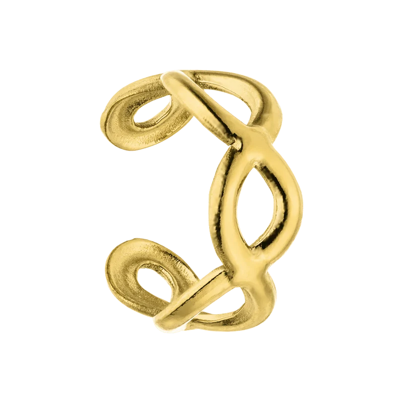 Orbit Ear Cuff | 18K vergoldet